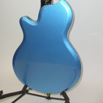Supro 2010BM Island Series Jamesport Electric Guitar - Ocean Blue Metallic image 10