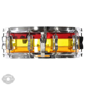 Ludwig 5x14 Vistalite Snare Drum Tequila Sunrise Mid 70s image 3