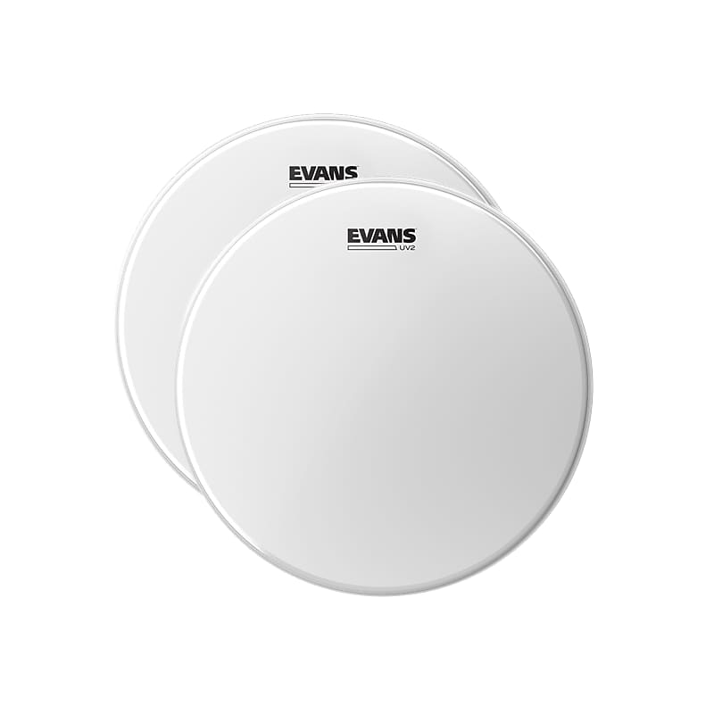 Evans 14" UV2 Coated Drum Head (2 Pack Bundle) Reverb
