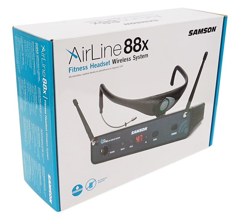 サムスン　Airline88 Headset Wireless System Samson Airline 88 Headset Wireless UHF Microphone Fitness