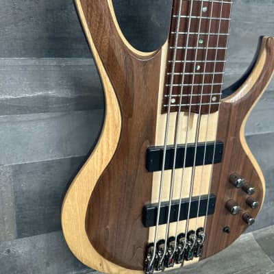 Ibanez BTB with case six string bass 2020 - natural image 5