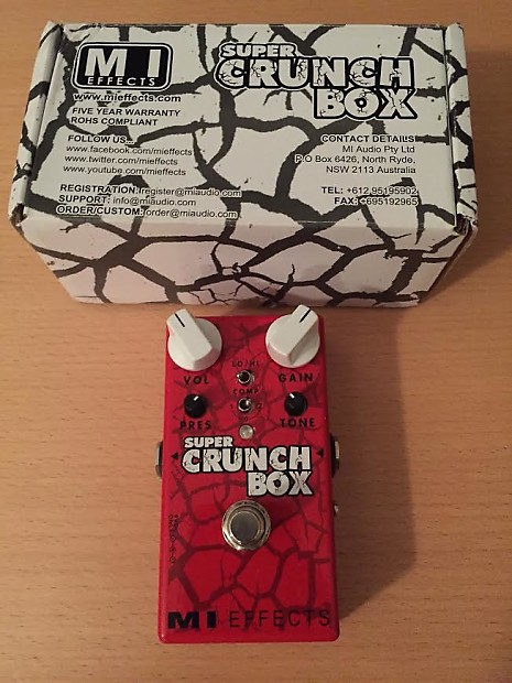 DIY MI Audio Super Crunch Box Guitar Effects Pedal Kits