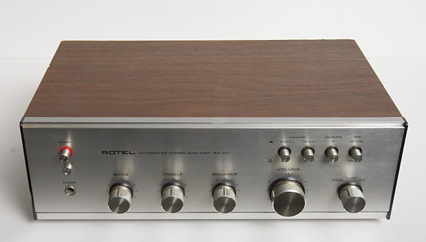 Rotel RA-211 Vintage Stereo Integrated Amplifier #329 As Is for Parts or  Repair