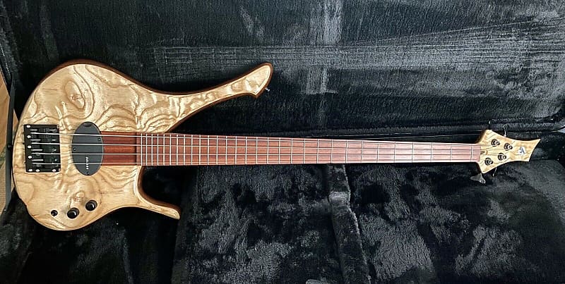 Bee Basses Access 4 Electric Bass - Satin Natural MINT! Free | Reverb