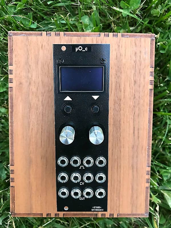 mxmxmx uO_C Micro Ornament & Crime Eurorack Black Panel Reverb