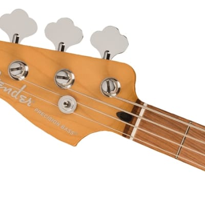 Fender Player Plus Precision Electric Bass. Left-Hand, Pau Ferro Fingerboard, Olympic Pearl image 6