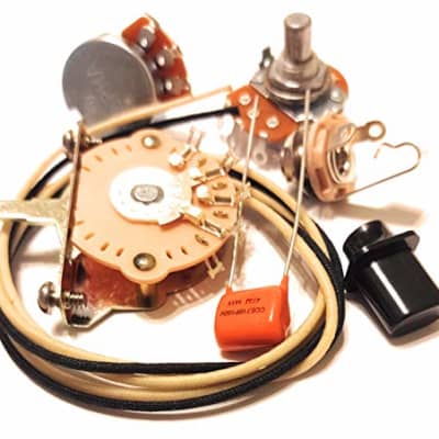 Quality US Spec Wiring Harness Upgrade Kit for Telecaster .047uf Orange Drop Cap image 5