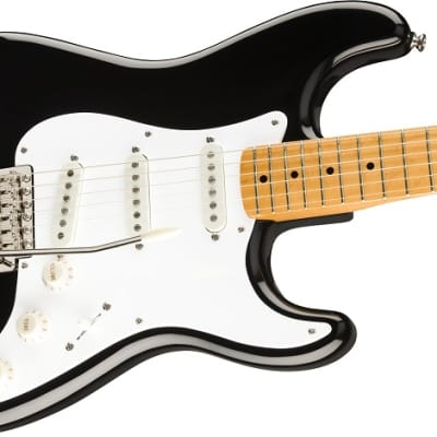 Squier Classic Vibe '50s Stratocaster Electric Guitar Maple FB, Black image 5