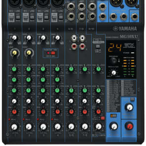 Yamaha MG10XU 10-Input Stereo Mixer With 24 SPX Effects and Compression, USB Audio interface image 2