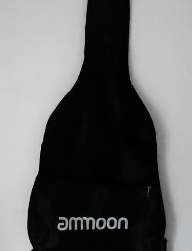 ammoon 3/4 nylon mini gig bag for electric acoustic guitar bass - fender epiphone image 1