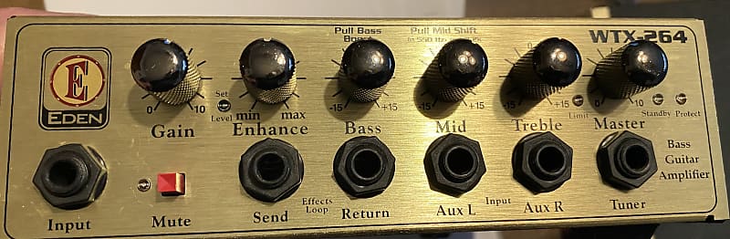 Eden WTX-264 Bass Amplifier Head - Lightweight Eden Tone | Reverb