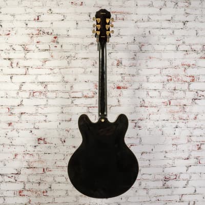 Epiphone Sheraton II Pro Semi-Hollow Electric Guitar, Black x8435 (USED) image 10