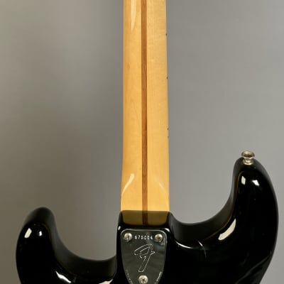 Fender Stratocaster Hardtail 1976 Black image 15