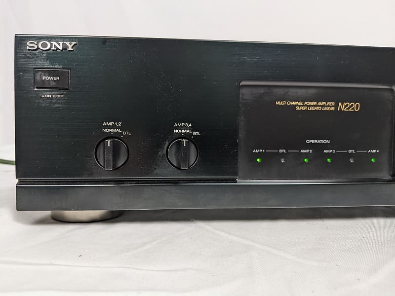 Sony TA-N220 2/4 Channel Power Amplifier 50W Per Channel | Reverb