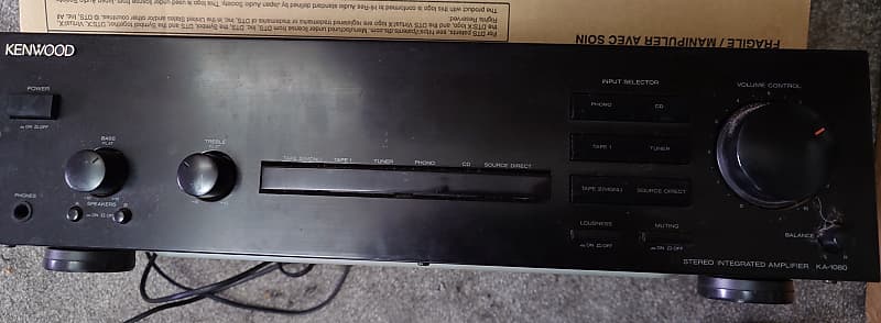 Kenwood KA-1080 1997 - Black  			