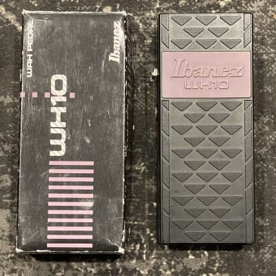 Ibanez WH10 Wah Version 1 Black Purple Rare + Original Box | Reverb