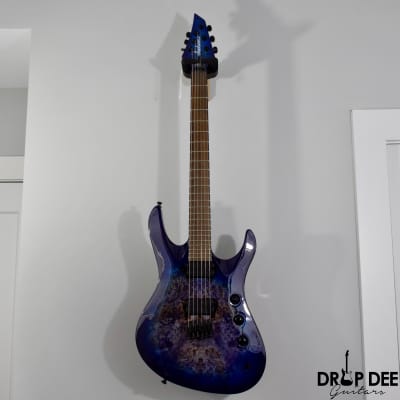 Jackson Pro Series Signature Chris Broderick Soloist HT6P Electric Guitar - Transparent Blue image 2