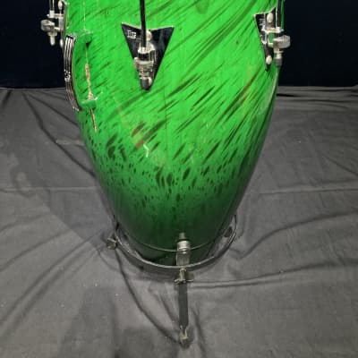 Frankie Banali's Quiet Riot, LP Performer Series 11-3/4" Conga and Stand. 2000's - Green Fade image 12