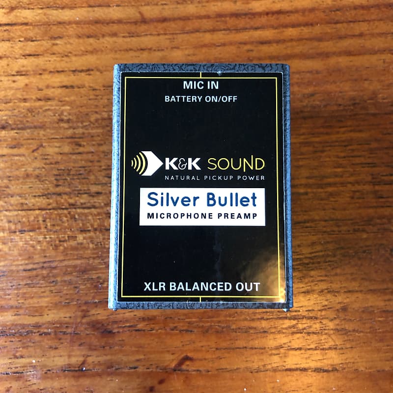  K&K Sound Silver Bullet Microphone Pickup with XLR Out :  Musical Instruments