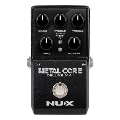 NUX Metal Core Deluxe MKII Hi Gain Distortion Pedal with 3 Amps/IR's - Open Box for sale