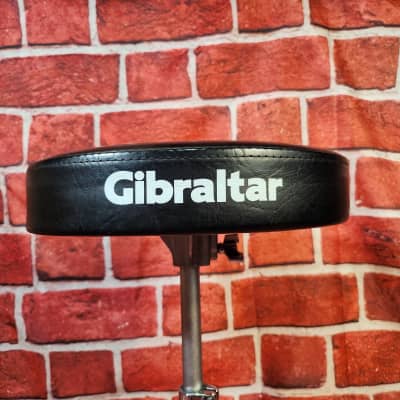 Gibraltar 5608 Series Round Seat Drum Throne - Black/Chrome image 6
