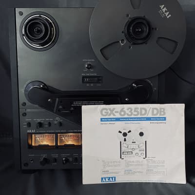 Akai GX-635D Reel-to-Reel Tape Recorder Black w/ Manual image 12