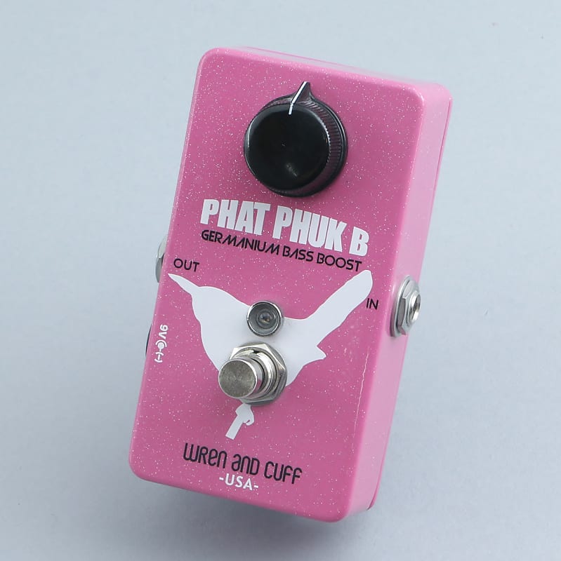 Wren and Cuff Phat Phuk B Germanium Bass Boost Bass Guitar Effects Pedal  P-24516