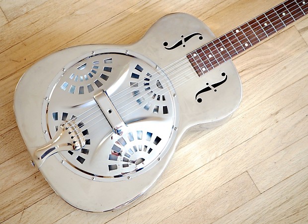 1972 OMI Dobro Model 33H Vintage Roundneck Acoustic Resonator Guitar w ohsc