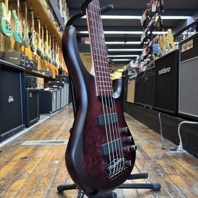 MTD Kingston AG-5 Andrew Gouché Signature 5-String Bass Smoky Purple Satin image 2