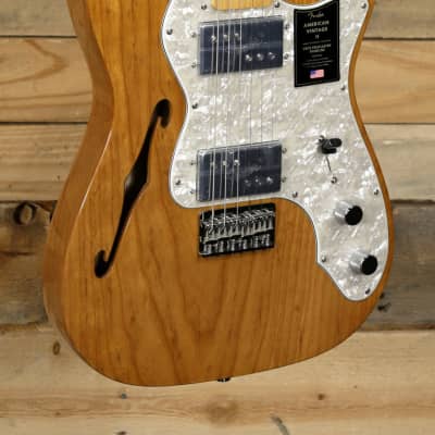 Fender American Vintage II 1972 Telecaster Thinline Aged Natural w/ Case for sale