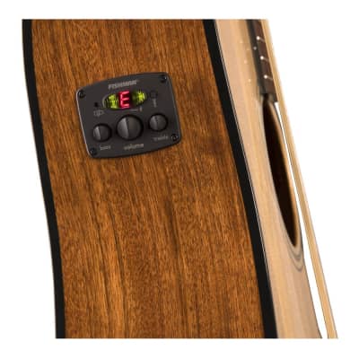 Fender CD-140SCE Dreadnought, Walnut Fingerboard, Natural w/case Acoustic Guitar image 2
