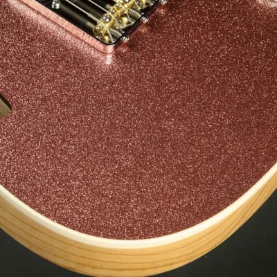 Suhr Eddie's Guitars Exclusive Custom Classic T Roasted - Rose Gold Sparkle image 18