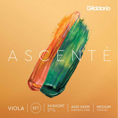 D'Addario A410 XXSM Ascenté Extra Extra Short Scale Viola Strings - Medium