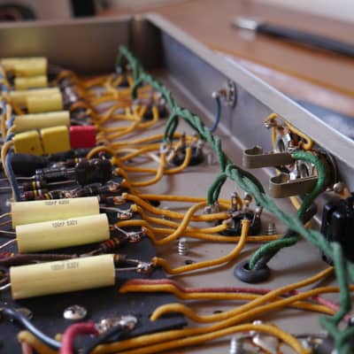 1964 Fender Pro Amp // fully serviced tube amp head // blackface era image 19