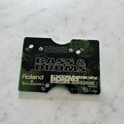 Roland SR-JV80-10 Bass and Drums Expansion Board 1990s - Green