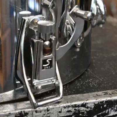 Vintage Slingerland TDR 10 Lug 12x15 Marching Snare Drum - Stainless Steel image 8