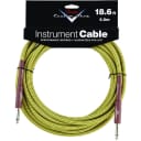 Fender FG186T Custom Shop Performance Series Guitar Bass Instrument Cable 18.6' Tweed