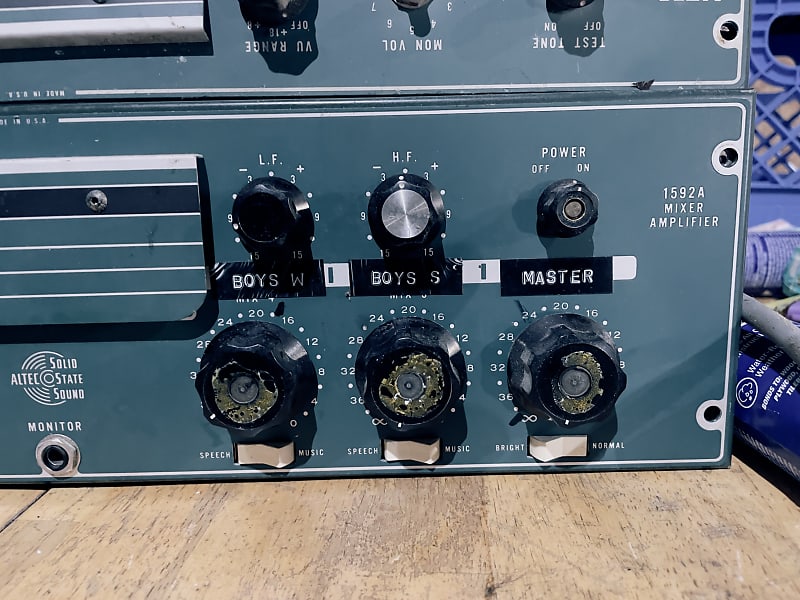 Altec 1592b Mixer 1960s - Green | Reverb