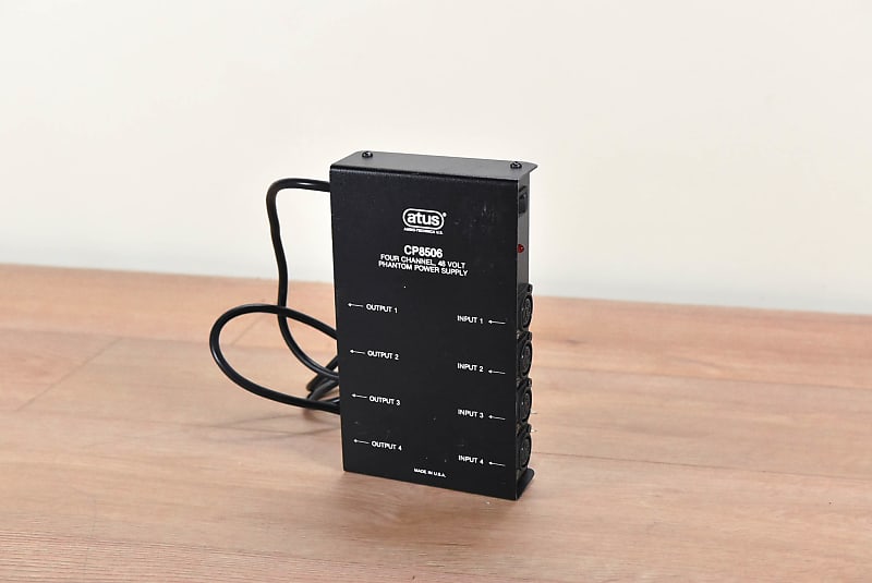 AudioTechnica CP8506 4Channel 48V Phantom Power Supply Reverb