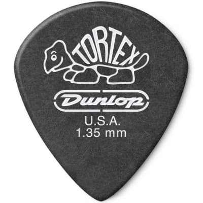 Dunlop 482R135 Tortex Jazz III 1.35mm Guitar Picks (72-Pack)