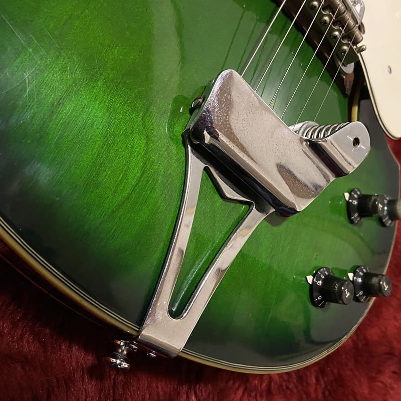 c.1960s Greco/Fujigen GR973SP MIJ Vintage Hollow Body Guitars Rare “Green  Burst”