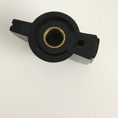 Chickenhead Bakelite Vintage Amplifier Knob Relic Black Amp Guitar Set Screw image 3