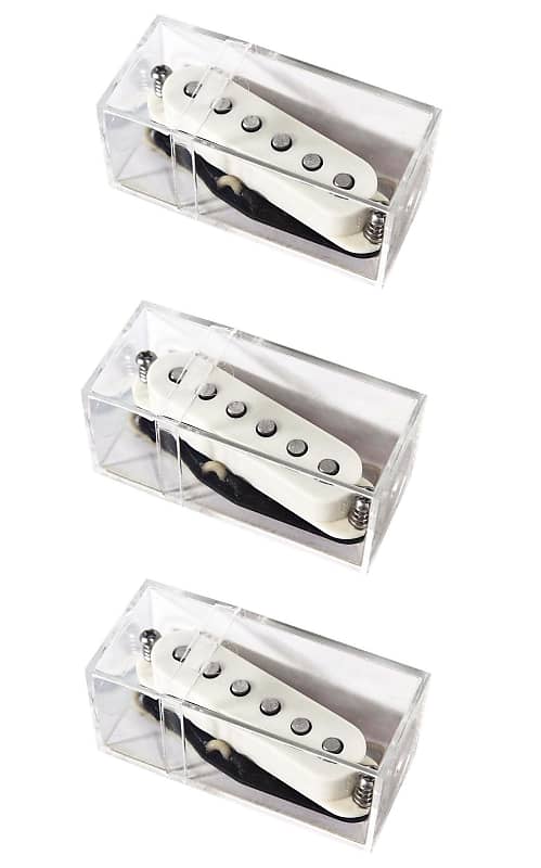 Suhr V60LP Low Peak Classic Vintage 60's Single Coil White Strat  Stratocaster Pickup Set