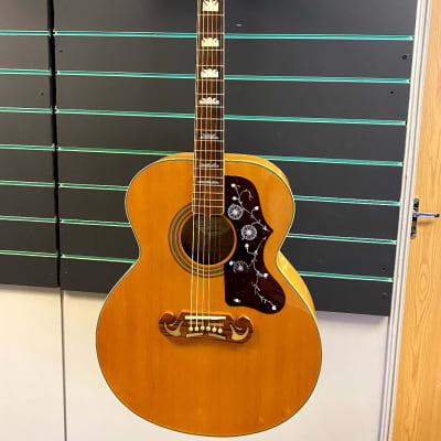 Epiphone EJ200 1996 Natural Jumbo Acoustic Guitar | Reverb
