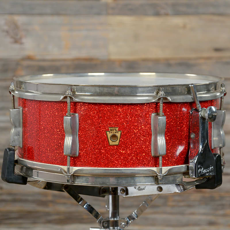 WFL No. 900 Buddy Rich Super Classic 5.5x14" 8-Lug Snare Drum with P-87 Strainer 1948 - 1959 image 3