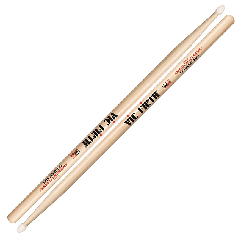 Vic Firth X5BN American Classic 5B Extreme Nylon Tip Drumsticks image 1