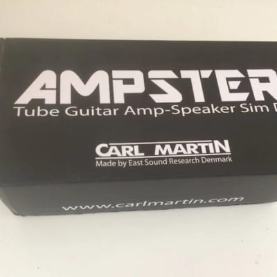 Carl Martin Ampster Tube Guitar Amp Speaker Sim DI Effects Pedal w/ Original box & paperwork image 2