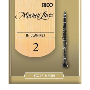 Rico RML10BCL200 Mitchell Lurie Bb Clarinet Reeds - Strength 2.0 (10-Pack)