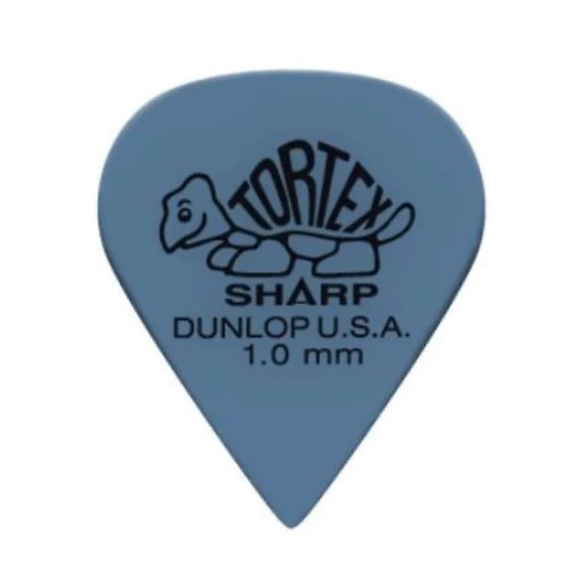 Dunlop 412R10 Tortex Sharp 1.0mm Guitar Picks (72-Pack) image 1