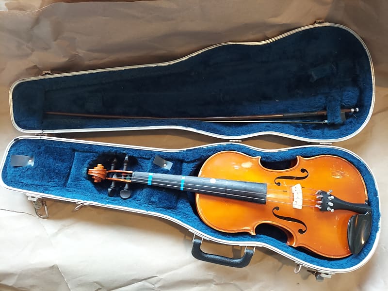A.R. Seidel Sized 4/4 violin, Germany, 1988,  Stradivarius Copy, with Case & Bow imagen 1